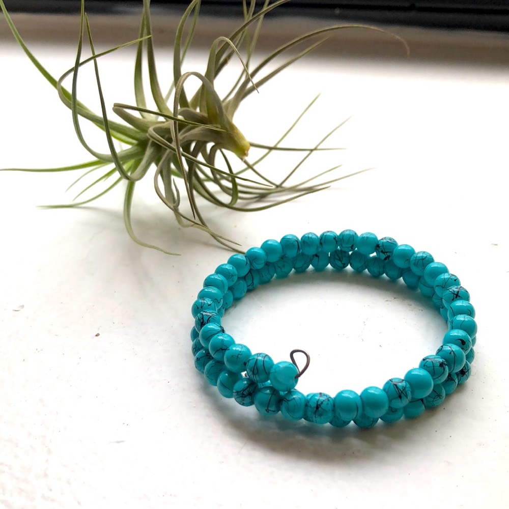 Handmade Turquoise Wrap Bracelet